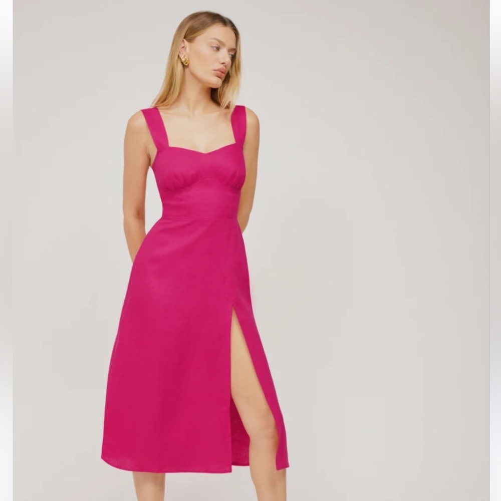 Reformation seaside linen dress